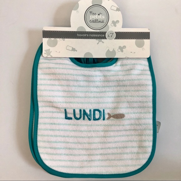 days of the week bibs